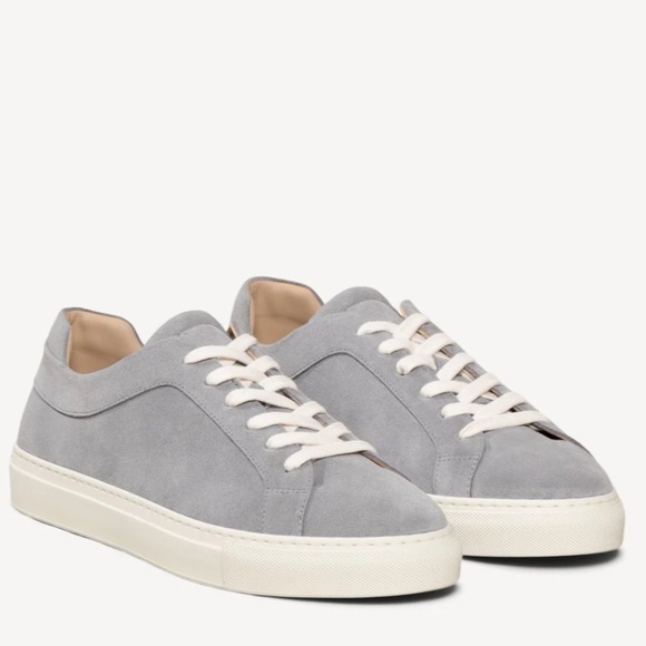 M. Gemi The Palestra Alta Gray Suede Lace Up Retro Sneakers - Picture 5 of 13